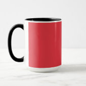 Two-Tone Tomato Red Noise License Lijst (Aangepast Mok (Links)