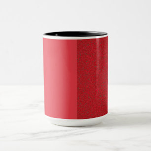 Two-Tone Tomato Red Noise License Lijst (Aangepast Mok