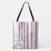 Two Toned Bookish Love Affair Canvas tas (Achterkant)