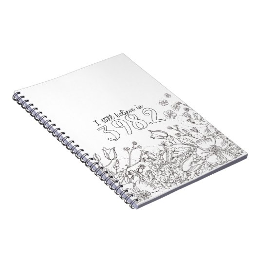Two Toned Je crois toujours en 398.2 Carnet (Côté Droit)