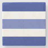 Two Tones Stripes Stenen Onderzetter (Voorkant)