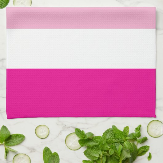 Two Tones Stripes Theedoek (Gevouwen)