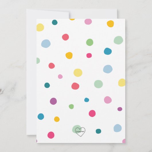 TWO-TTI FRUTTI 2e anniversaire Invitation (Dos)