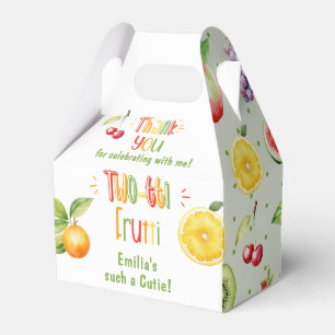 Two-tti frutti 2e verjaardagsfeestje dank je bedankdoosjes