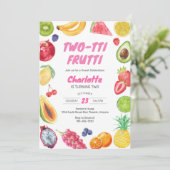 Two-tti Frutti Birthday Invitation (Debout devant)