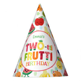 Two-tti Frutti Cutie Fruit 2e verjaardagsfeestje Feesthoedjes