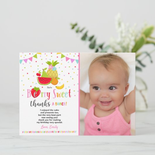 Two-tti Frutti Dank u Kaart Two-tti Frutti Partij (Staand voorkant)