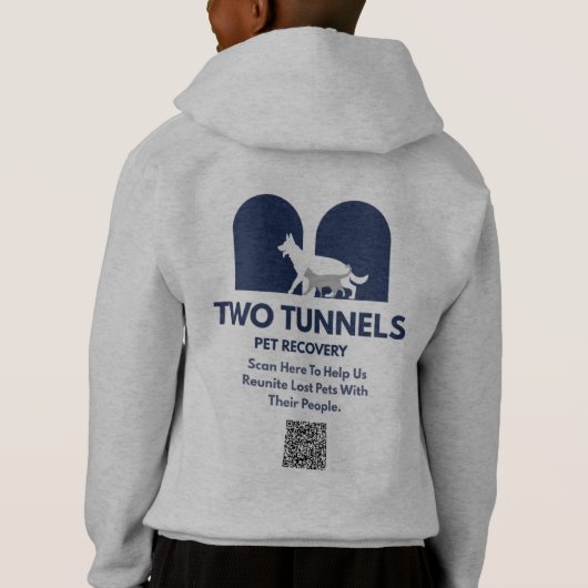 Two Tunnels Kids Hoodie (Achterkant)