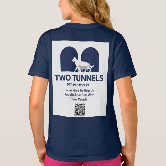 Two Tunnels Kids T-shirt  (Dos)