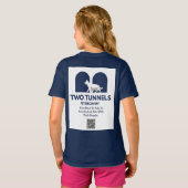 Two Tunnels Kids T-shirt  (Dos entier)
