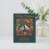 Two Turtle Doves Briefkaart (Staand voorkant)