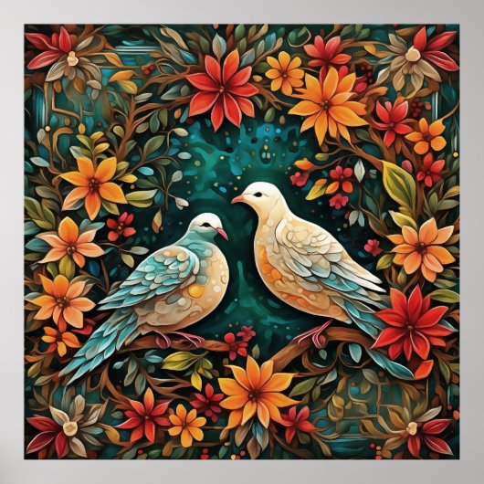 Two Turtle Doves Poster (Voorkant)