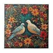 Two Turtle Doves Tegeltje (Voorkant)
