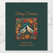 Two Turtle Doves Wijn Etiket (Enkel label)