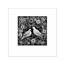 Two Turtle Doves Zelfinktende Stempel
