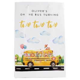 Two Two Two School Bus Medium Cadeauzakje