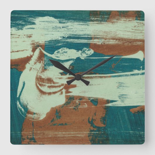 Two Up North Vierkante Klok (Voorkant)