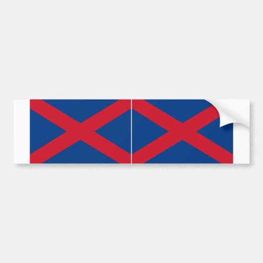 TWO Voorinter Flag Bumpersticker (Voorkant)