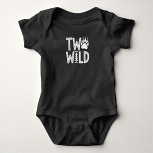 Two Wild – Rustic Woody Tweede Verjaardag Romper