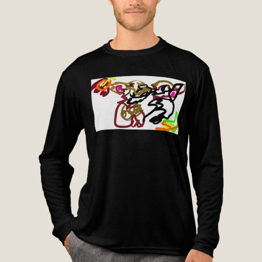 Two wolves Autumn Tri-Blend Shirt (Voorkant volledig)