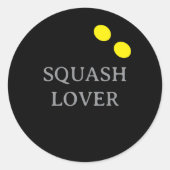 Two yellow dot squash ball custom sport stickers (Devant)