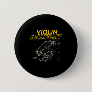 Twoset Violin Viool Anatomie Tekening Diagram Limi Ronde Button 5,7 Cm