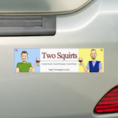 TwoSquirts Bumpersticker (Op auto)