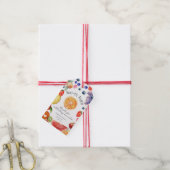 Twotti Fruitti Cutie Fruit Birthday Hartelijk dank Cadeaulabel (Met Touw)