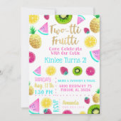 TWOtti Fruitti Invitation d'anniversaire (Devant)