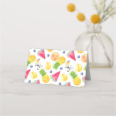 Twotti Fruitti Plaatskaart Food Tent Kaart (Achterkant)