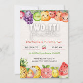 Twotti Frutti 2e Invitation d'anniversaire (Devant)