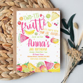Twotti Frutti 2e verjaardagsuitnodiging Kaart