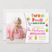 Twotti frutti 2ème anniversaire invitation (Devant)