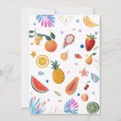 Twotti Frutti 2nd Birthday Invitation (Dos)