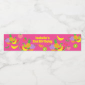 TWOtti Frutti Birthday Étiquettes de bouteille d'e (Étiquettes simples)