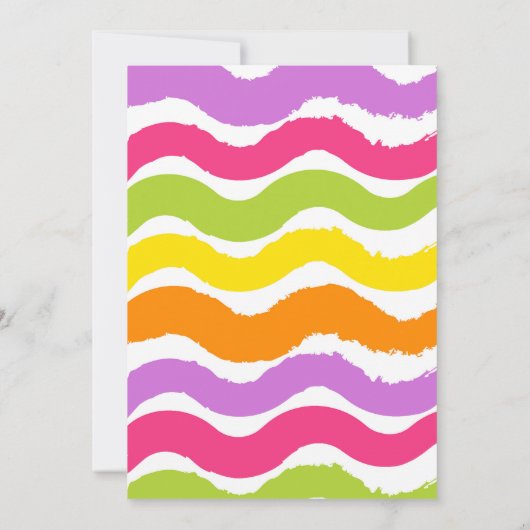 Twotti Frutti Invitation d'anniversaire (Dos)