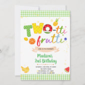 TWOtti Frutti Invitation d'anniversaire (Devant)