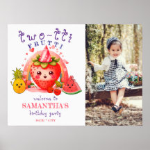 TWOTTI Tutti Frutti Zomer Fruit Meisje 2e Verjaard