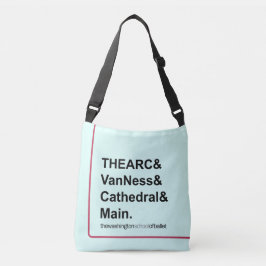 TWSB-locatie en -Tas Crossbody Tas