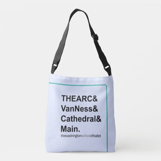 TWSB-locatie & - Tas, Lila Crossbody Tas (Achterkant)