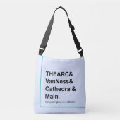 TWSB-locatie & - Tas, Lila Crossbody Tas (Voorkant)