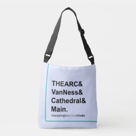 TWSB-locatie & - Tas, Lila Crossbody Tas