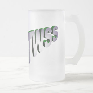 TWSS Frosted Beer Stein Matglas Bierpul