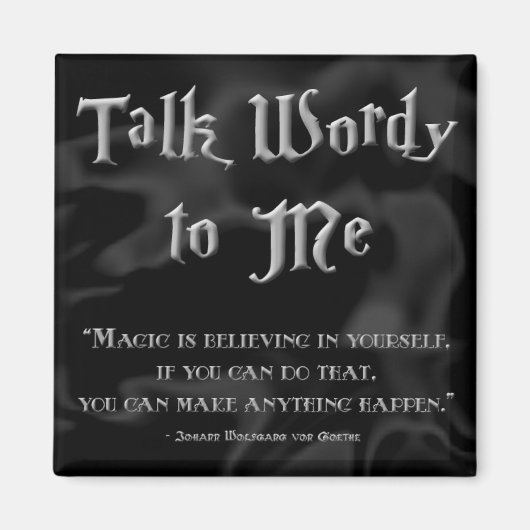 TWtM Magic Goethe Magnet Magneet (Voorkant)