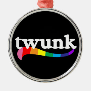 TWUNK Grappige Gym Hunk Uitdrukking Bodybuilding Metalen Ornament