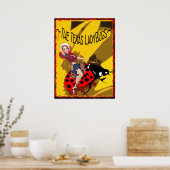 TX LadyBugs-Poster met Kat Bug Poster (Keuken)