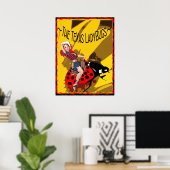 TX LadyBugs-Poster met Kat Bug Poster (Thuiskantoor)