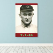 Ty Cobb Canvas Afdrukken (Insitu (Houten vloer))