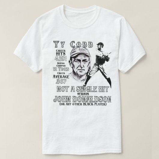 Ty Cobb T-Shirt (Design devant)