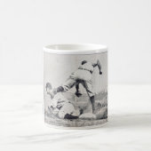 Ty Cobb vole la 3ème Mug (Centre)